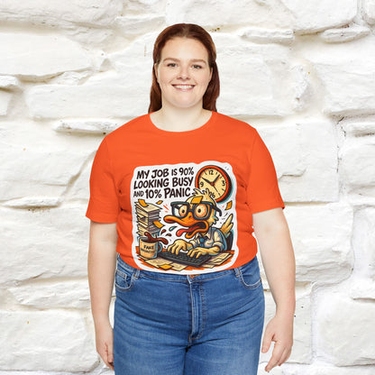 '' My Job is 90% Looking Busy ... |  Sarcastic T-Shirt | Nunu&Miao Studio