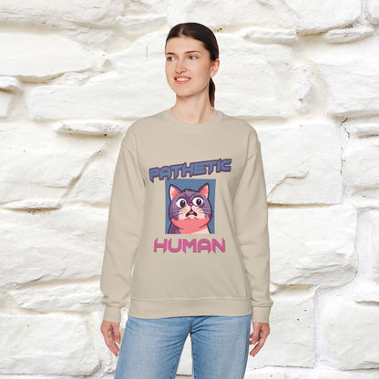 ''Pathetic Human'' |Cat Sweatshirt | Nunu&Miao Studio