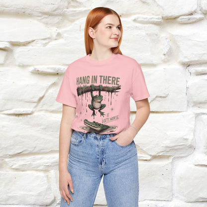 "Hang In There" Funny T-shirt |Nunu&Miao Studio - Nunu&Miao Studio