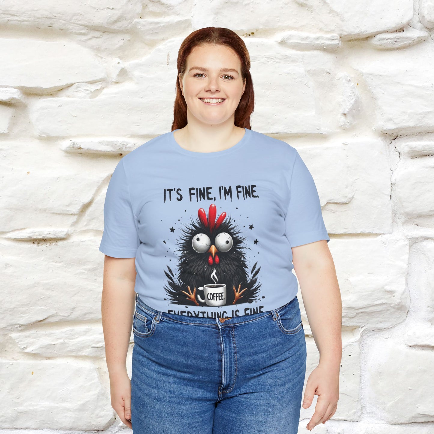 "Everything Is Fine" |Funny T-Shirt | Nunu&Miao Studio - Nunu&Miao Studio