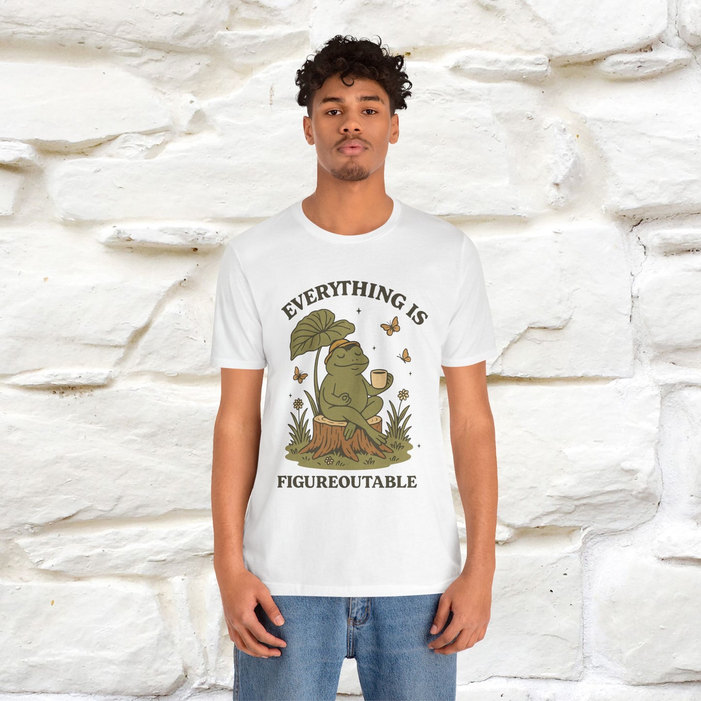 "Everything Is Fugureoutable"| Lifestyle Shirt |Nunu&Miao Studio - Nunu&Miao Studio