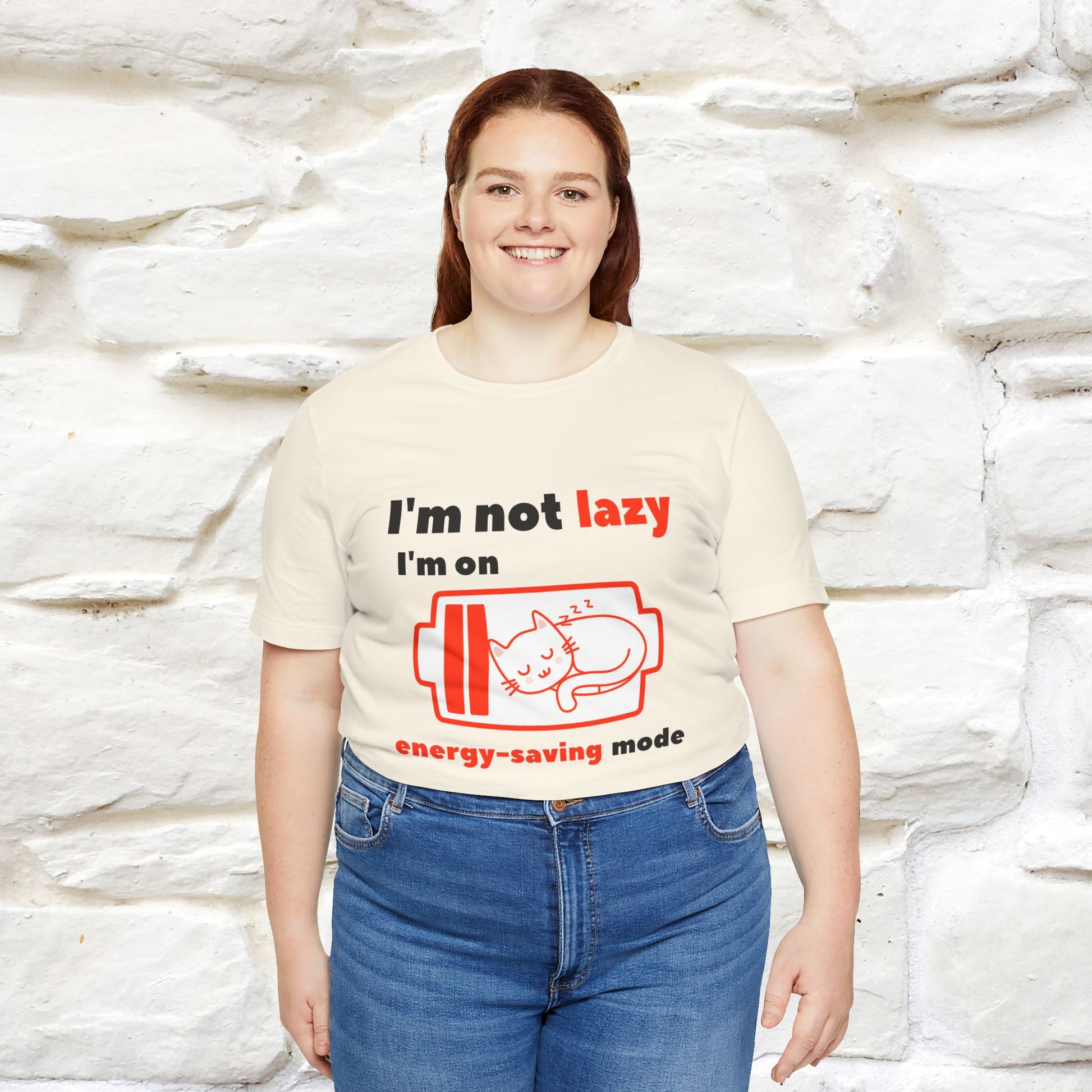''I am Not Lazy...'' Cat T-Shirt | Nunu&Miao Studio - Nunu&Miao Studio