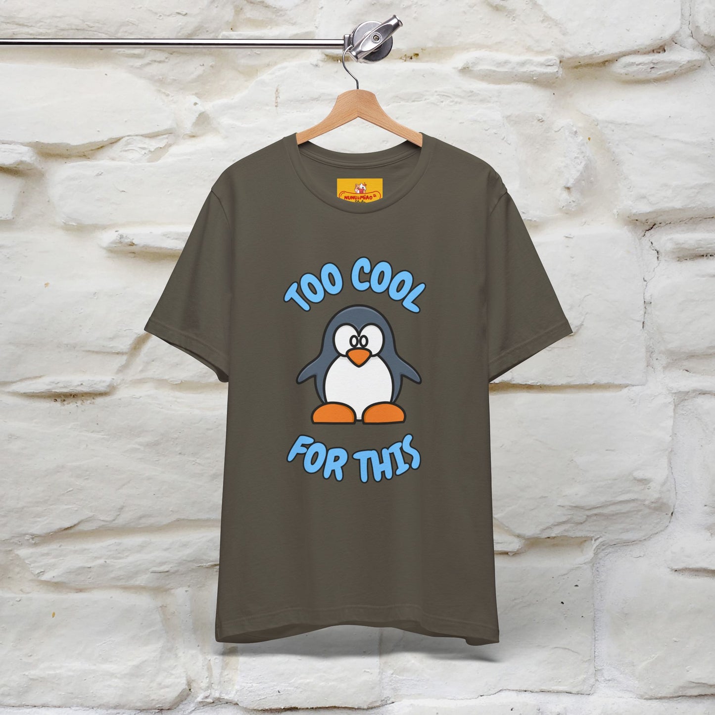 ''Too Cool For This" |Cat T-Shirt | Nunu&Miao Studio - Nunu&Miao Studio