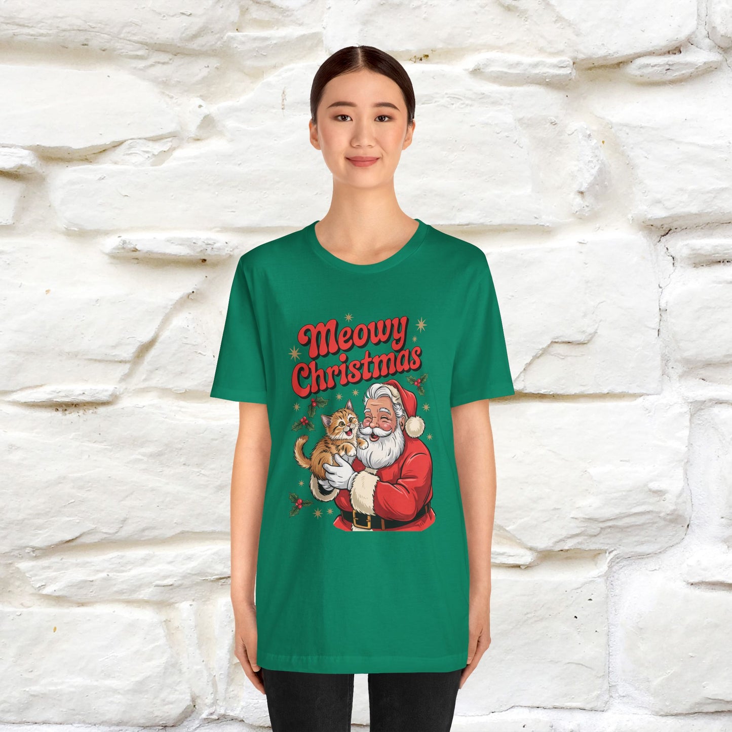 “Meowy Christmas” | Cat T-Shirt | Nunu&Miao Studio