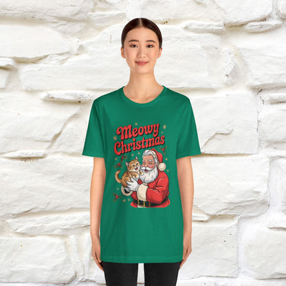 “Meowy Christmas” | Cat T-Shirt | Nunu&Miao Studio