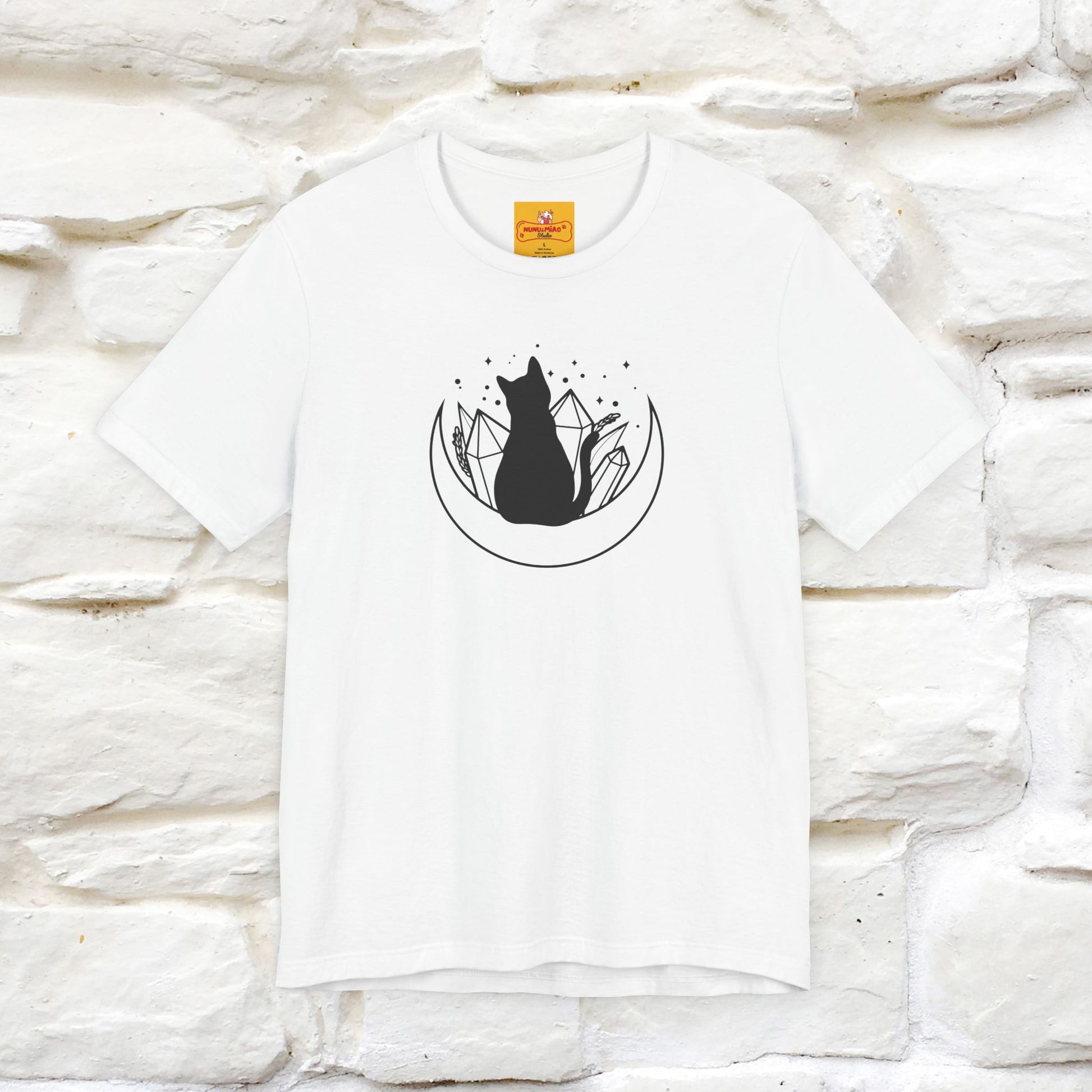 ''The Cristal'' Cat T-Shirt Front and Back Design | Nunu&Miao Studio - Nunu&Miao Studio