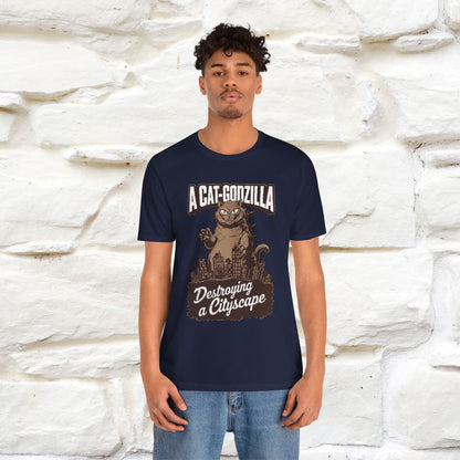 ''A Cat-Godzilla ''| CatT-Shirt | Nunu&Miao Studio - Nunu&Miao Studio