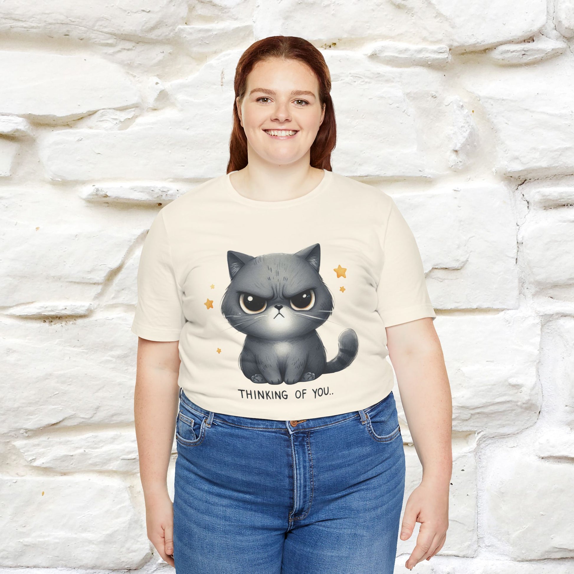 "Thinking Of You" |Funny T-Shirt | Nunu&Miao Studio - Nunu&Miao Studio