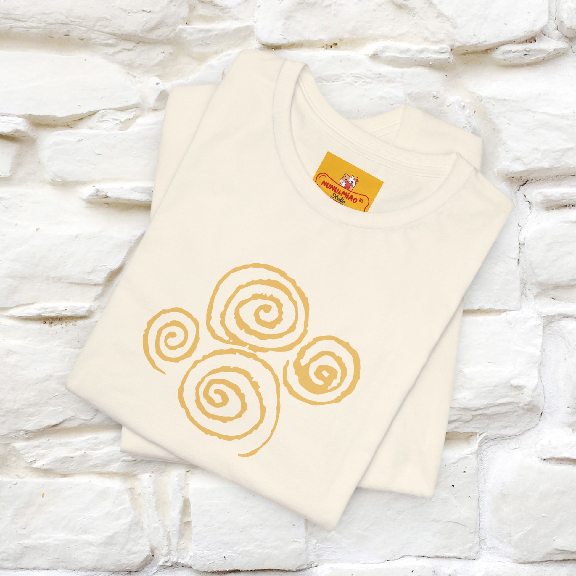 "Mandala Cat'' Cat T-Shirt Front and Back Design | Nunu&Miao Studio - Nunu&Miao Studio