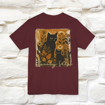"Spooky Vibes" Cat T-shirt |Nunu&Miao Studio - Nunu&Miao Studio