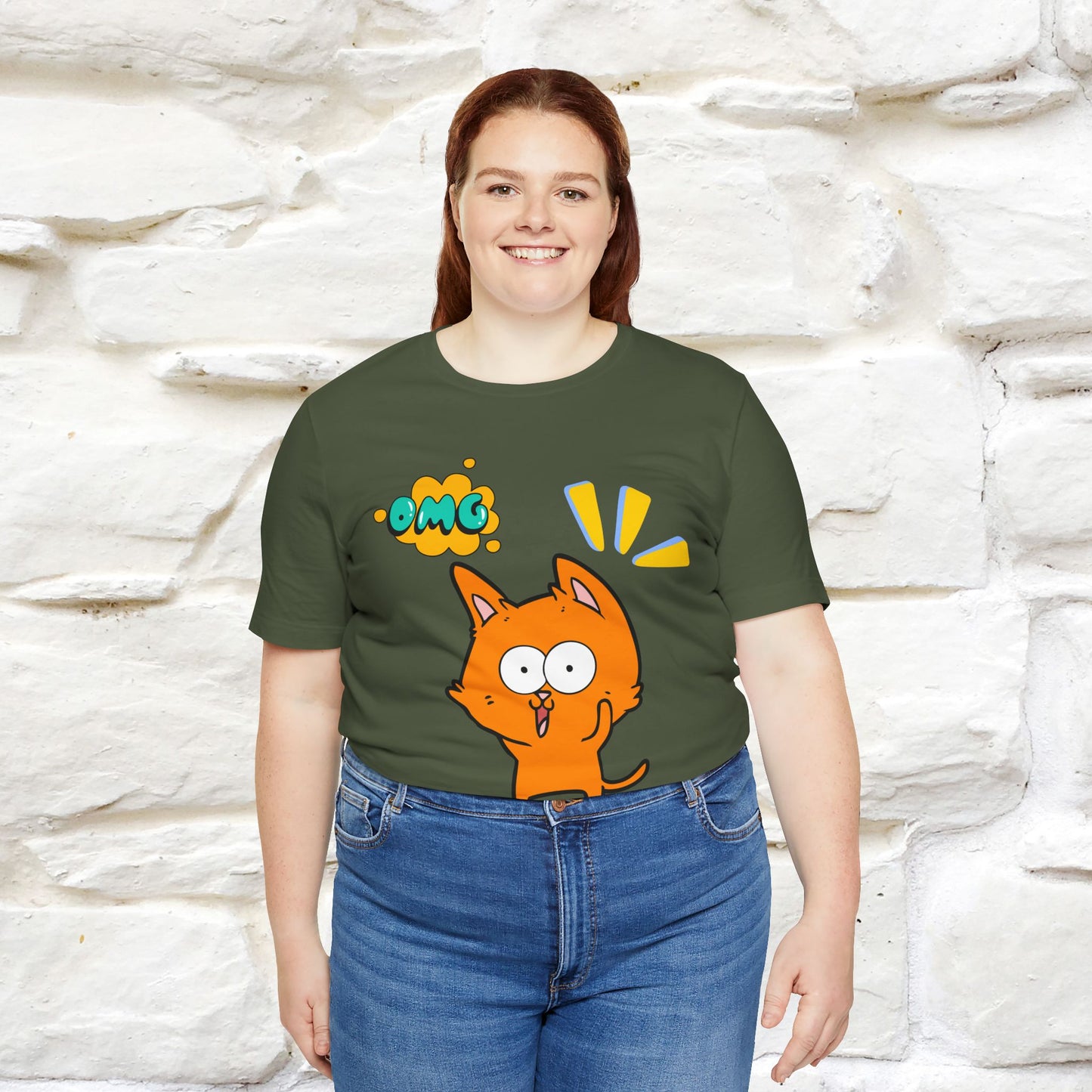 ''Oh My God'' Cat T-Shirt | Nunu&Miao Studio - Nunu&Miao Studio
