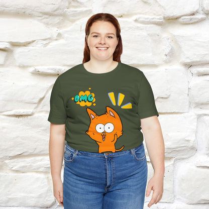 ''Oh My God'' Cat T-Shirt | Nunu&Miao Studio - Nunu&Miao Studio