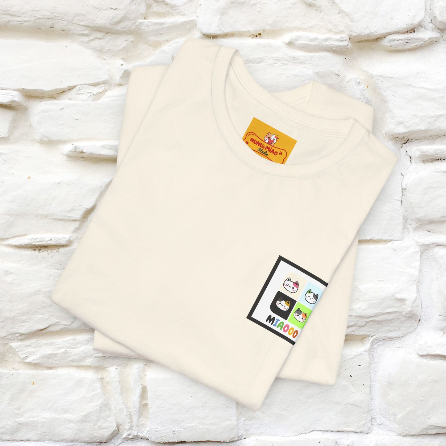 “Miaooo” | Cat T-Shirt | Front & Back Design | Nunu&Miao Studio