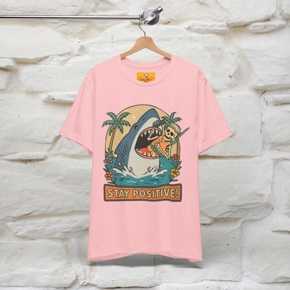 "Stay Positive" Funny T-shirt |Nunu&Miao Studio - Nunu&Miao Studio