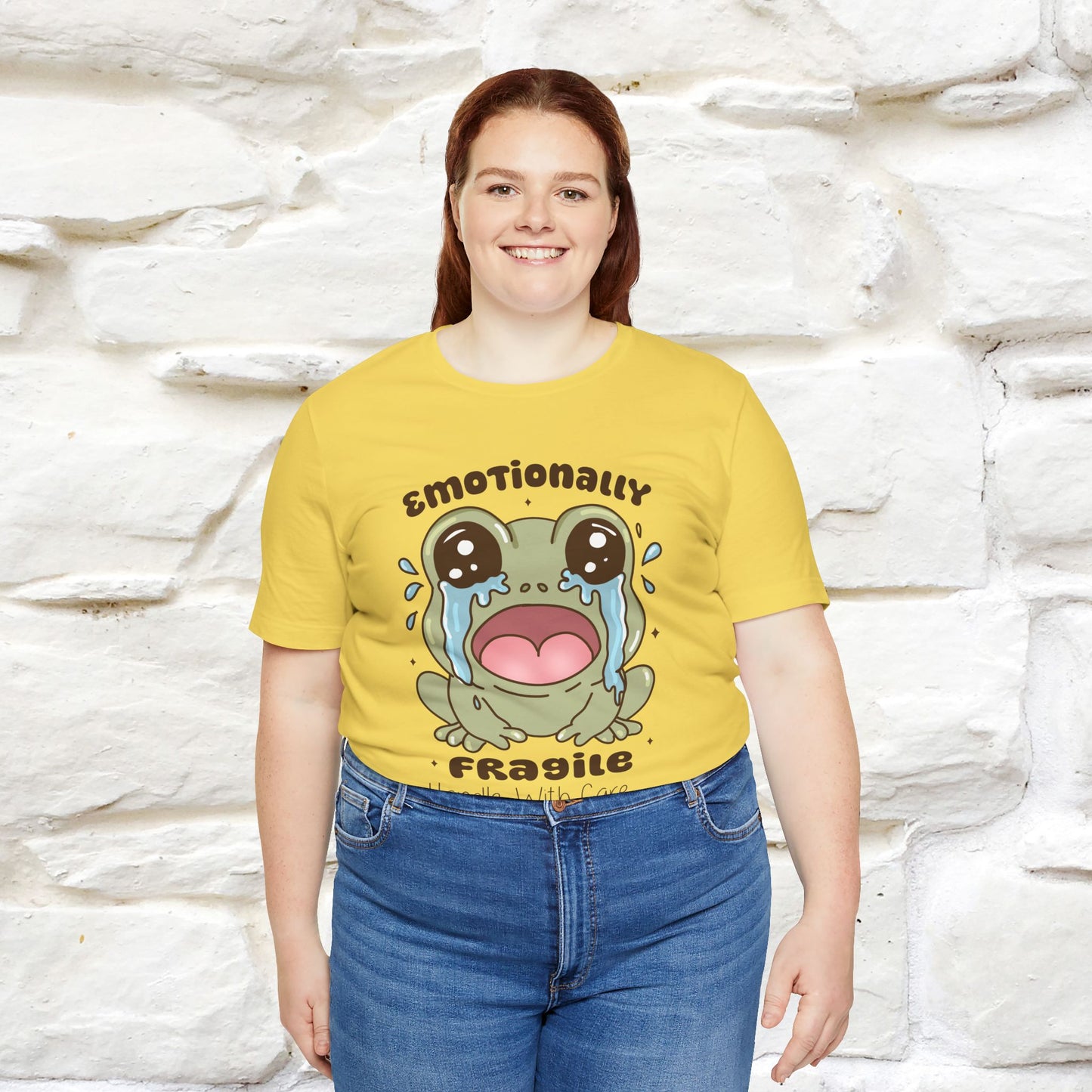 "Emotionally Fragile Handle With Care " Funny T-shirt |Nunu&Miao Studio - Nunu&Miao Studio