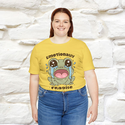 "Emotionally Fragile Handle With Care " Funny T-shirt |Nunu&Miao Studio - Nunu&Miao Studio