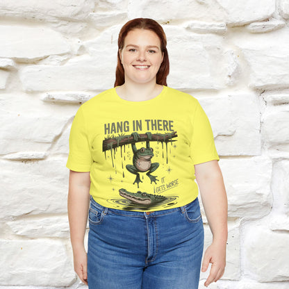 "Hang In There" Funny T-shirt |Nunu&Miao Studio - Nunu&Miao Studio