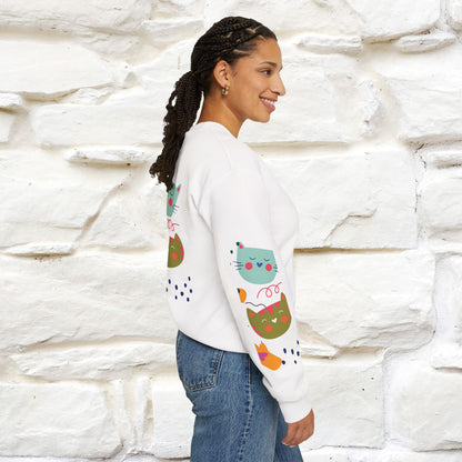 ''Catnaval'' |Cat Sweatshirt | Nunu&Miao Studio