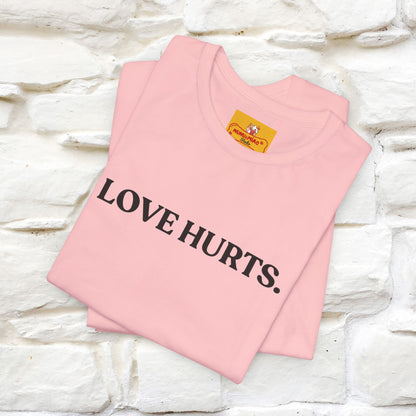 “Love Hurts"  Funny Cat T-Shirt | Front & Back Design | Nunu&Miao Studio