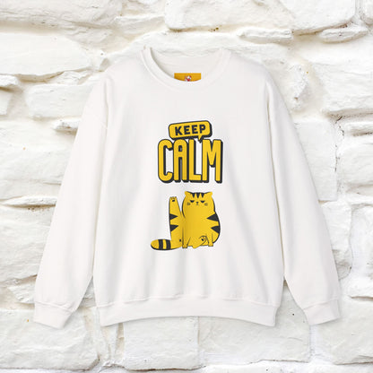 "Keep Calm'' |Cat Sweatshirt | Nunu&Miao Studio