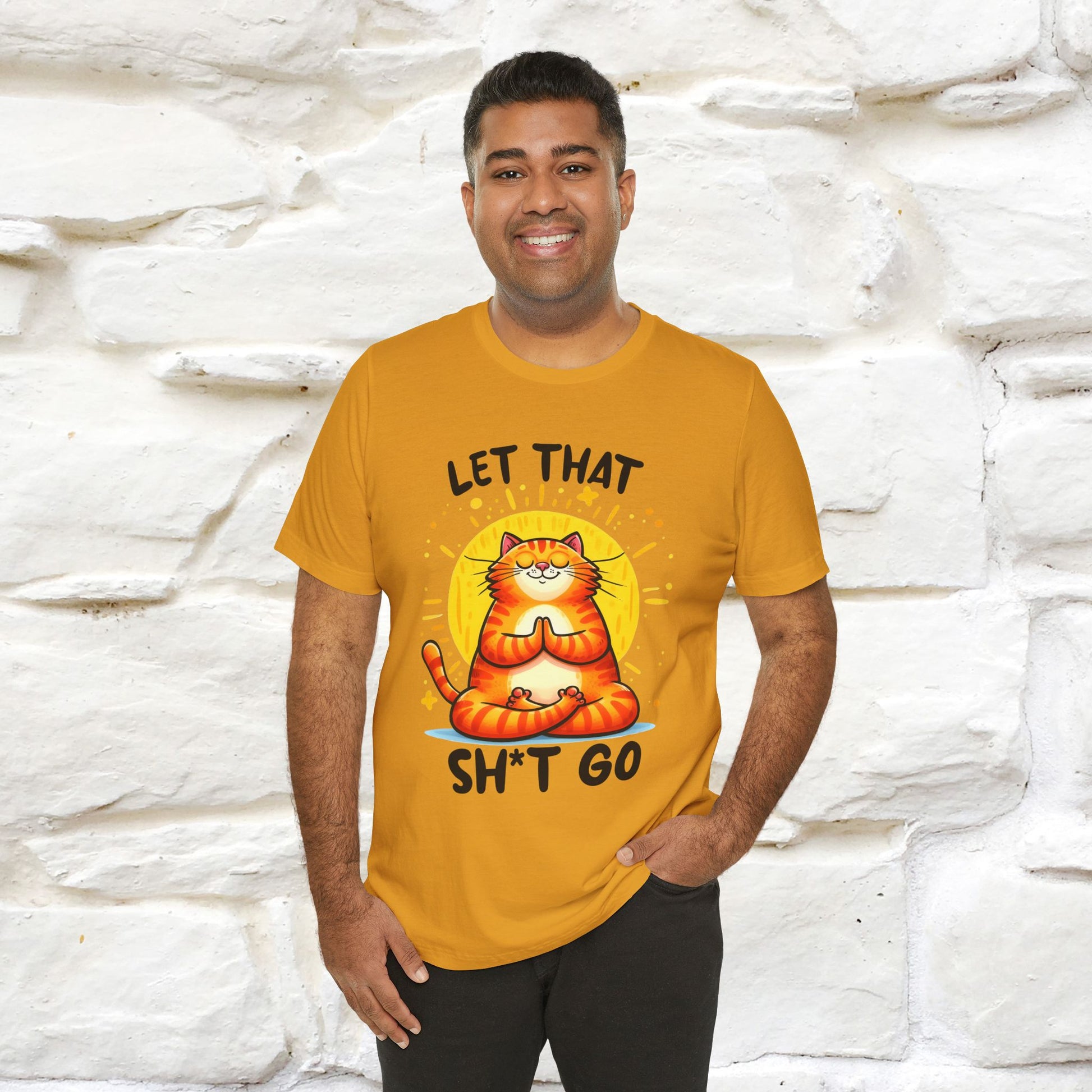 "Let That Sh*t Go" Cat T-shirt |Nunu&Miao Studio - Nunu&Miao Studio