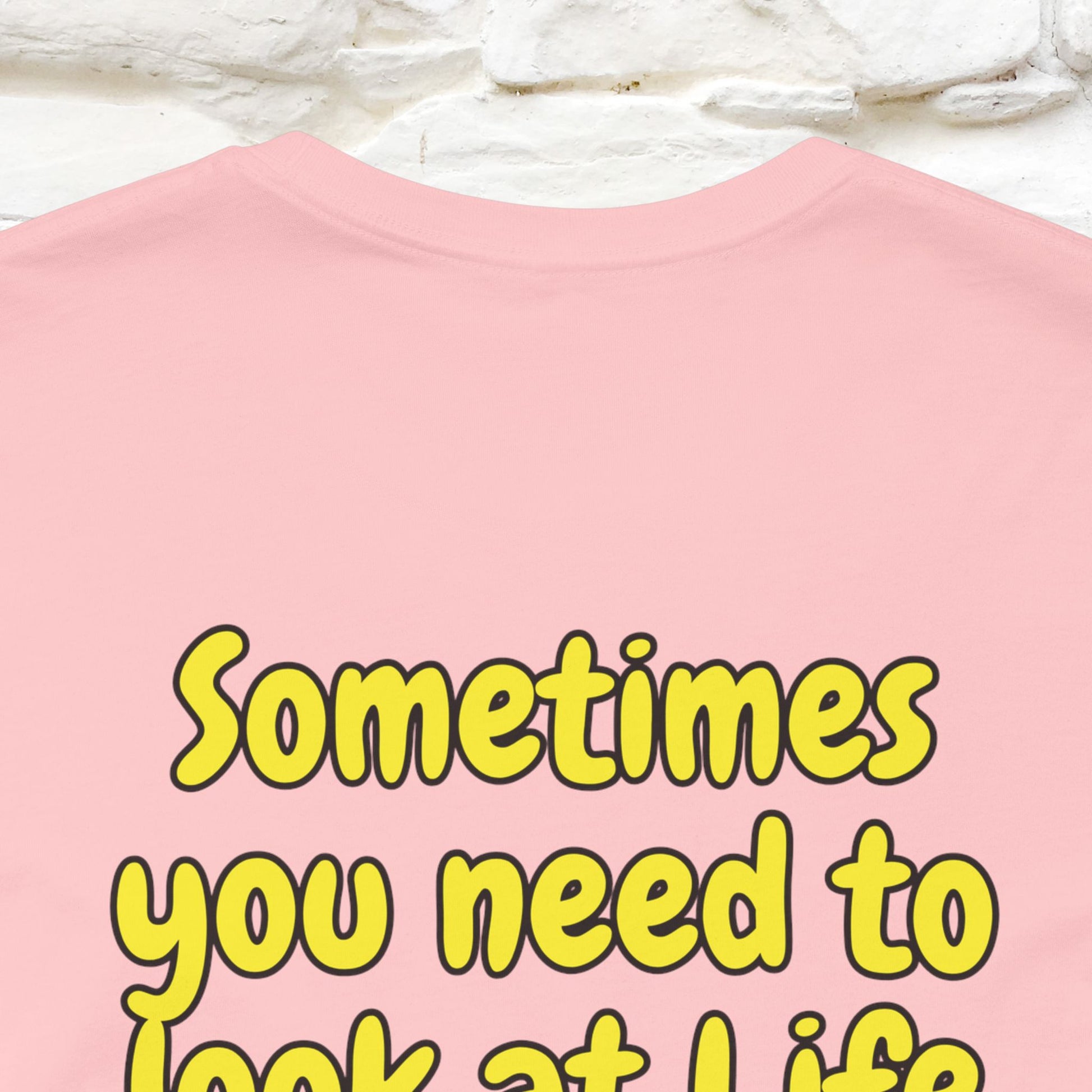 "Sometimes You Need to Look at Life from a Different Perspective" Cat T-Shirt | Front & Back Design | Nunu&Miao Studio - Nunu&Miao Studio