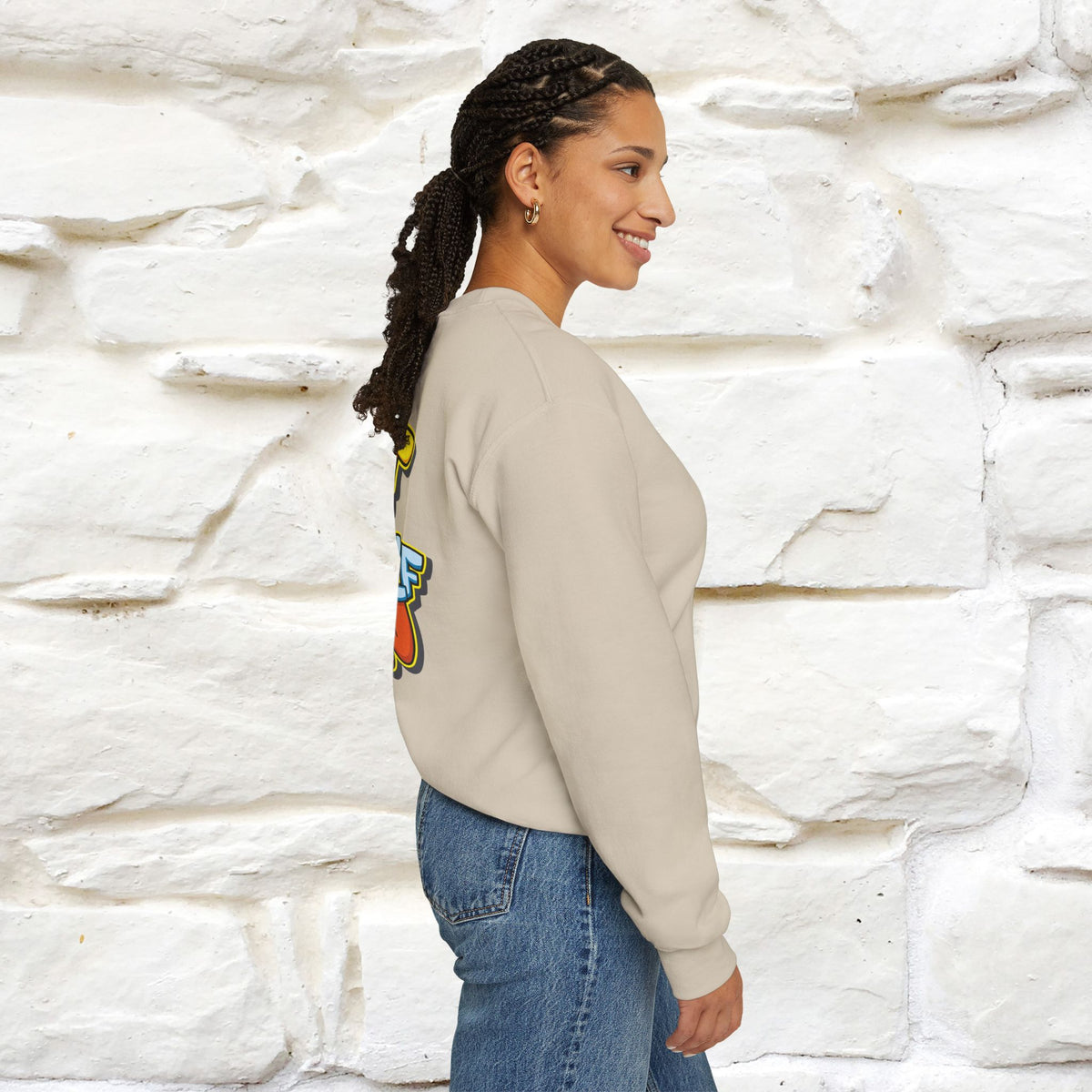 ''Don't Let Yourself Down.'' | Cute Cat Sweatshirt | Nunu&Miao Studio