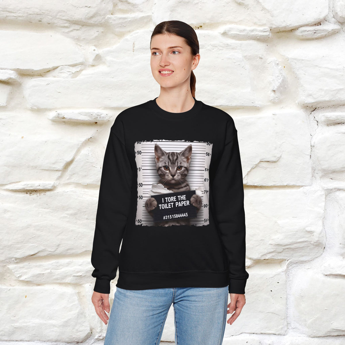 "I Tore The Toilet Paper.'' |Cat Sweatshirt | Nunu&Miao Studio