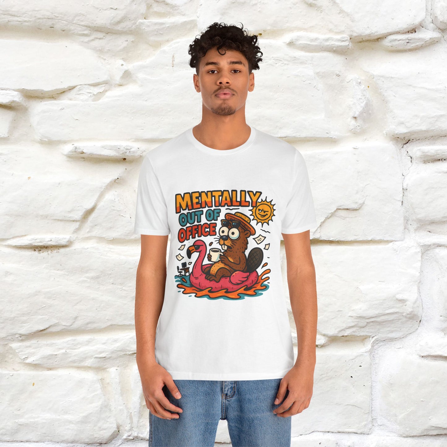 ''Mentally Out Of Office''|  Sarcastic Cat T-Shirt | Nunu&Miao Studio