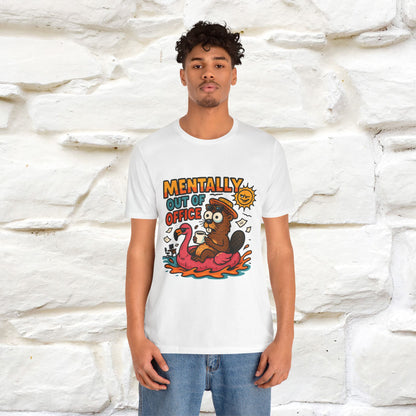 ''Mentally Out Of Office''|  Sarcastic Cat T-Shirt | Nunu&Miao Studio