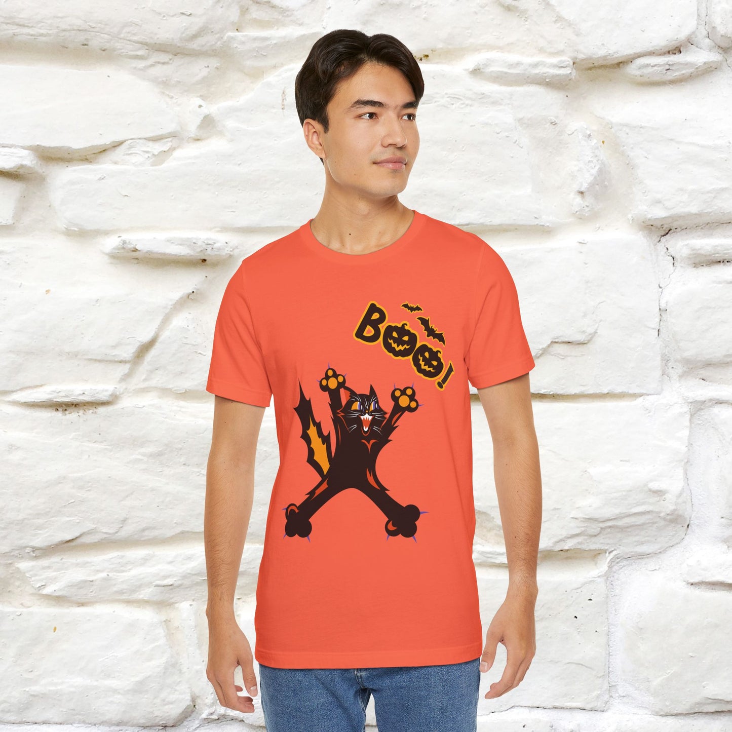 "Boo" Cat  T-shirt |Nunu&Miao Studio - Nunu&Miao Studio