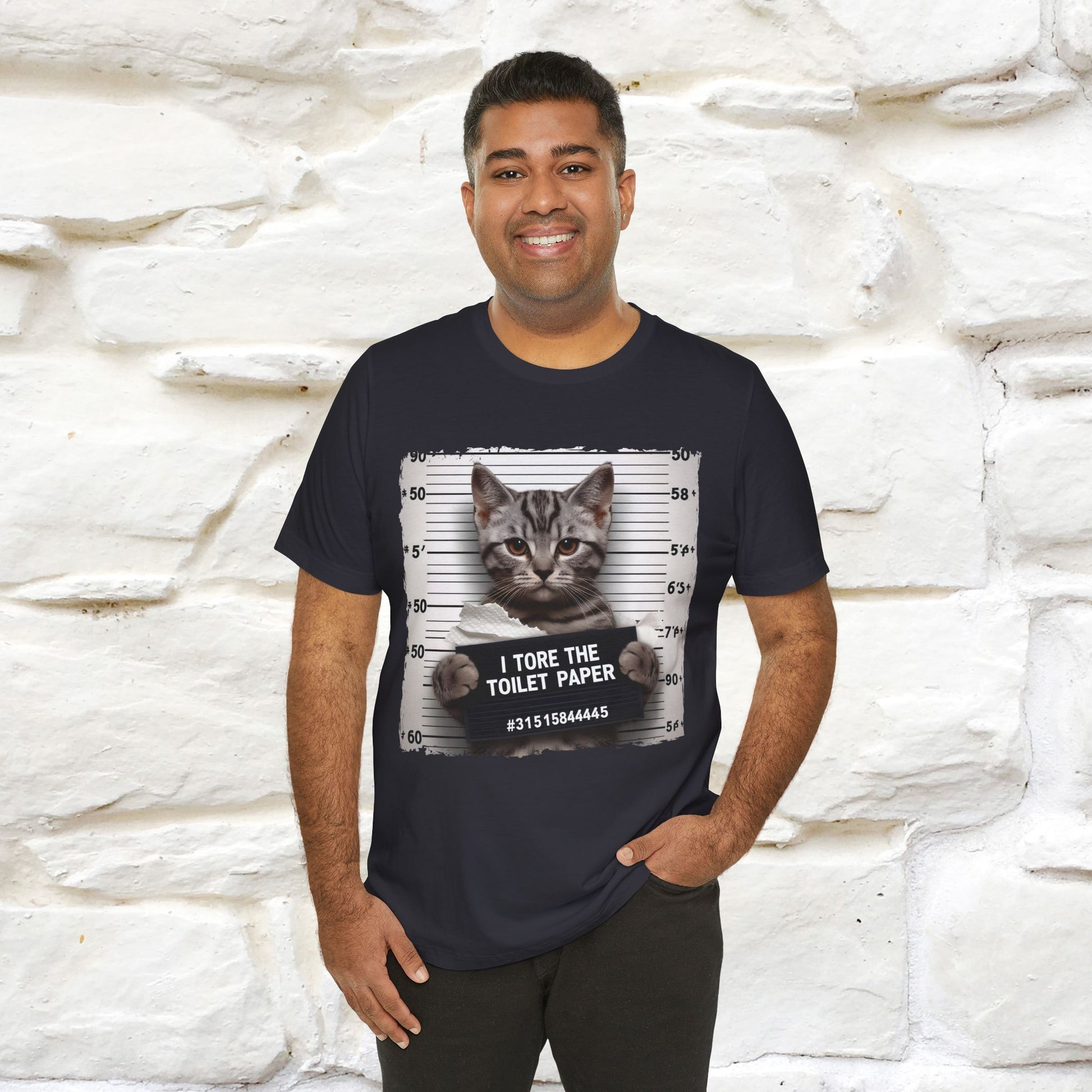 ''I Tore The Toilet Paper'' | Funny Cat T-Shirt | Nunu&Miao Studio - Nunu&Miao Studio
