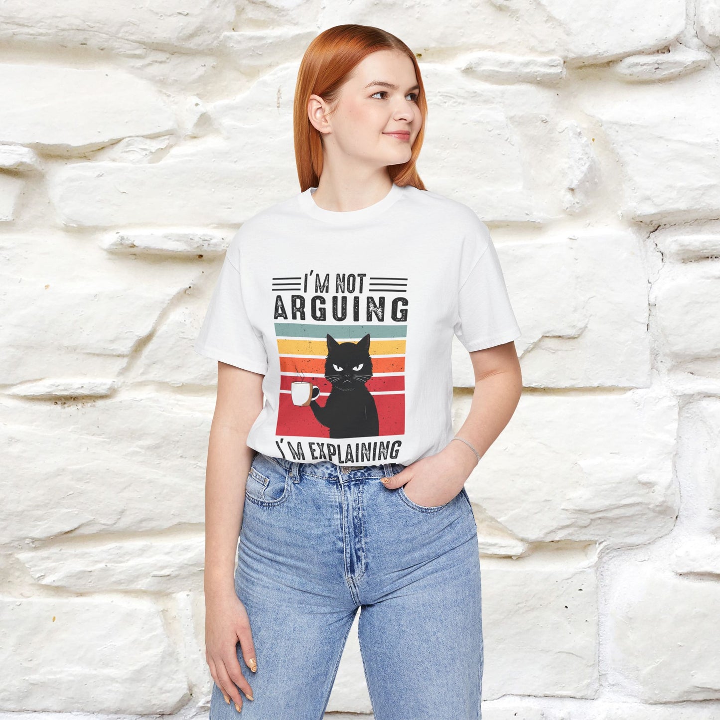 I’m Not Arguing, I’m Explaining Why I’m Right Cat T-Shirt  Nunu&Miao Studio - Nunu&Miao Studio