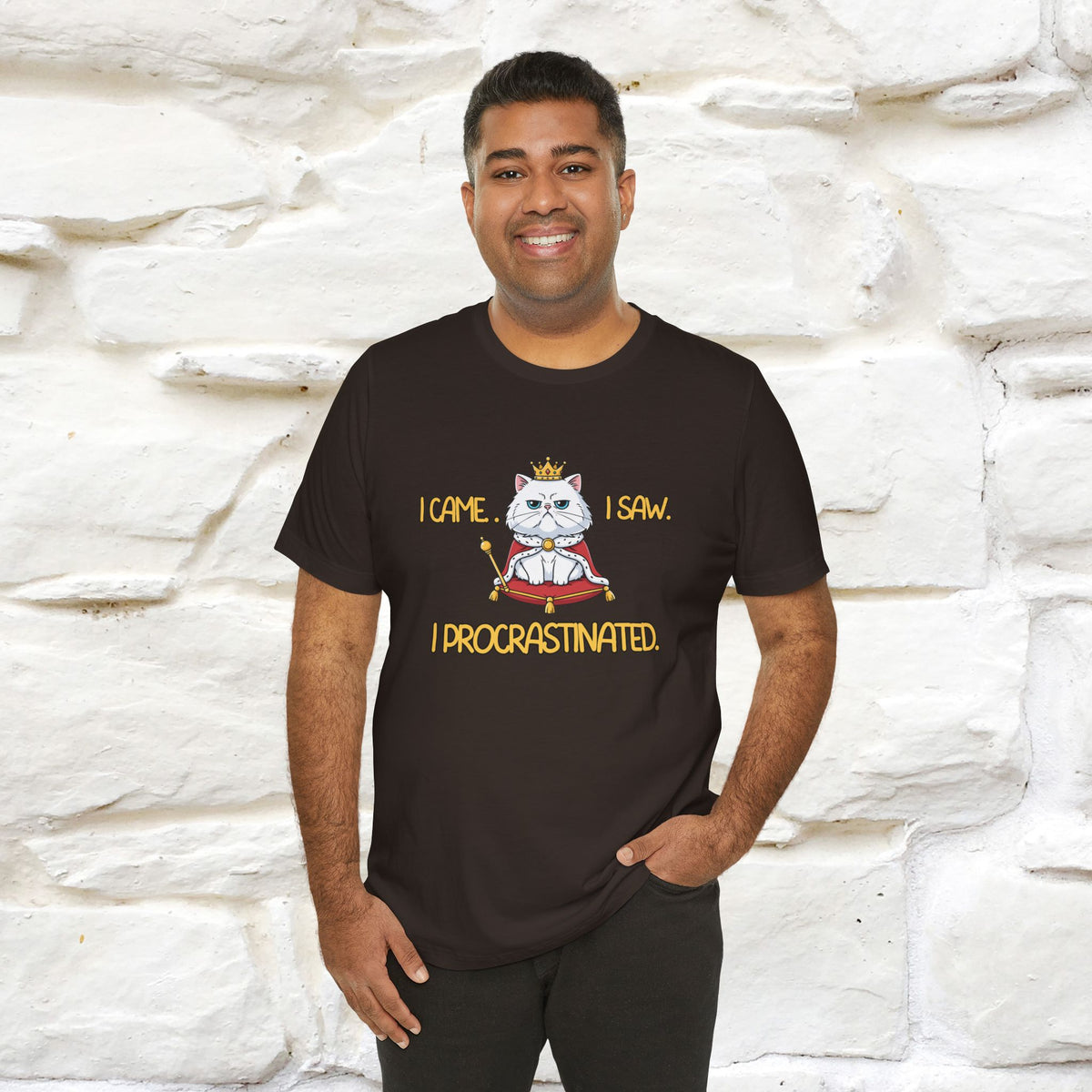 ''“I came. I saw. I procrastinated.''| Funny T-Shirt | Nunu&Miao Studio