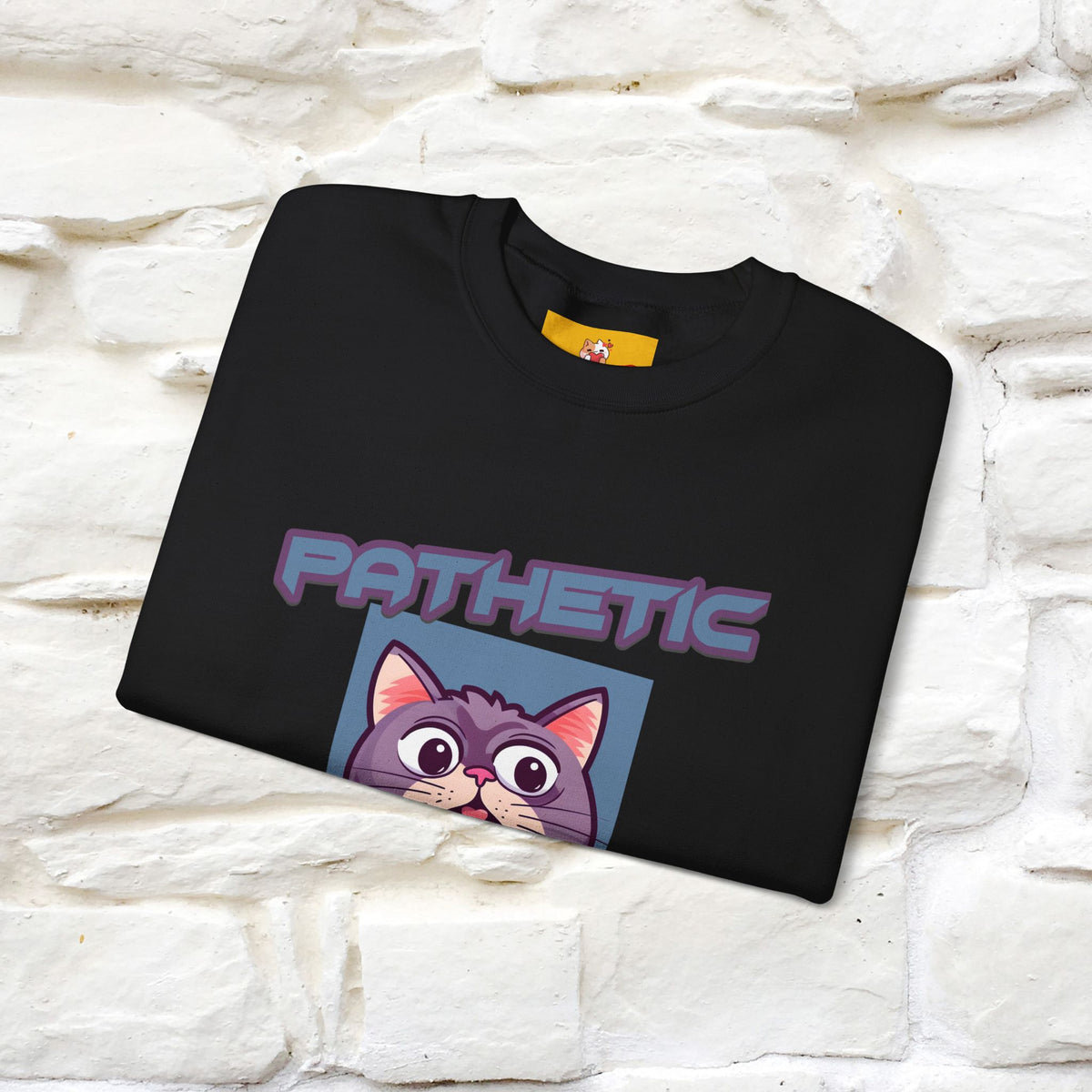 ''Pathetic Human'' |Cat Sweatshirt | Nunu&Miao Studio