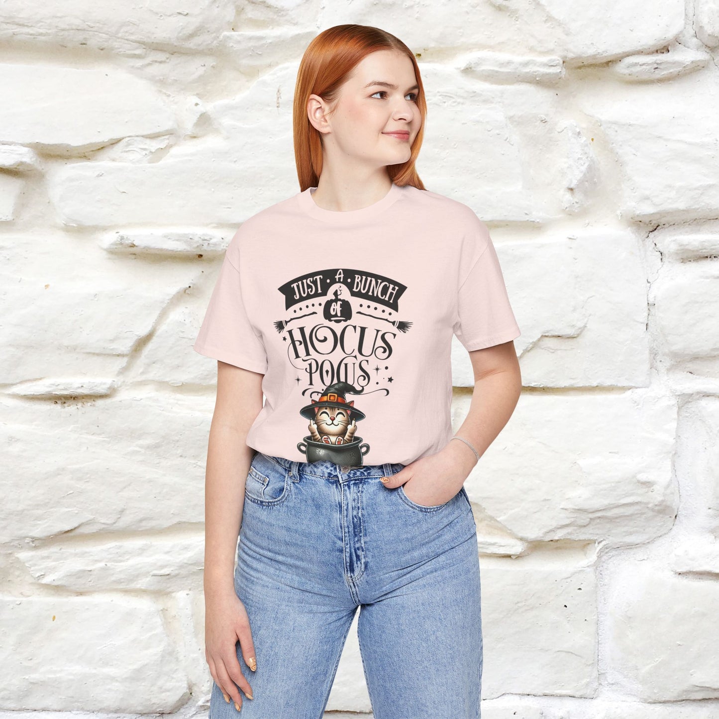 "Just A Bunch Of Hocus Pocus" Cat  T-shirt |Nunu&Miao Studio - Nunu&Miao Studio