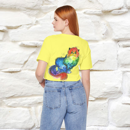 "Il Pittore'' Cat T-Shirt Front and Back Design | Nunu&Miao Studio - Nunu&Miao Studio