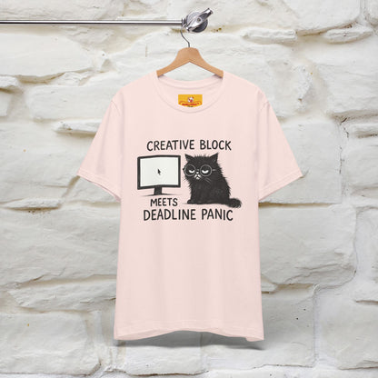 "Creative Block Meets Deadline..." |Cat T-Shirt | Nunu&Miao Studio - Nunu&Miao Studio