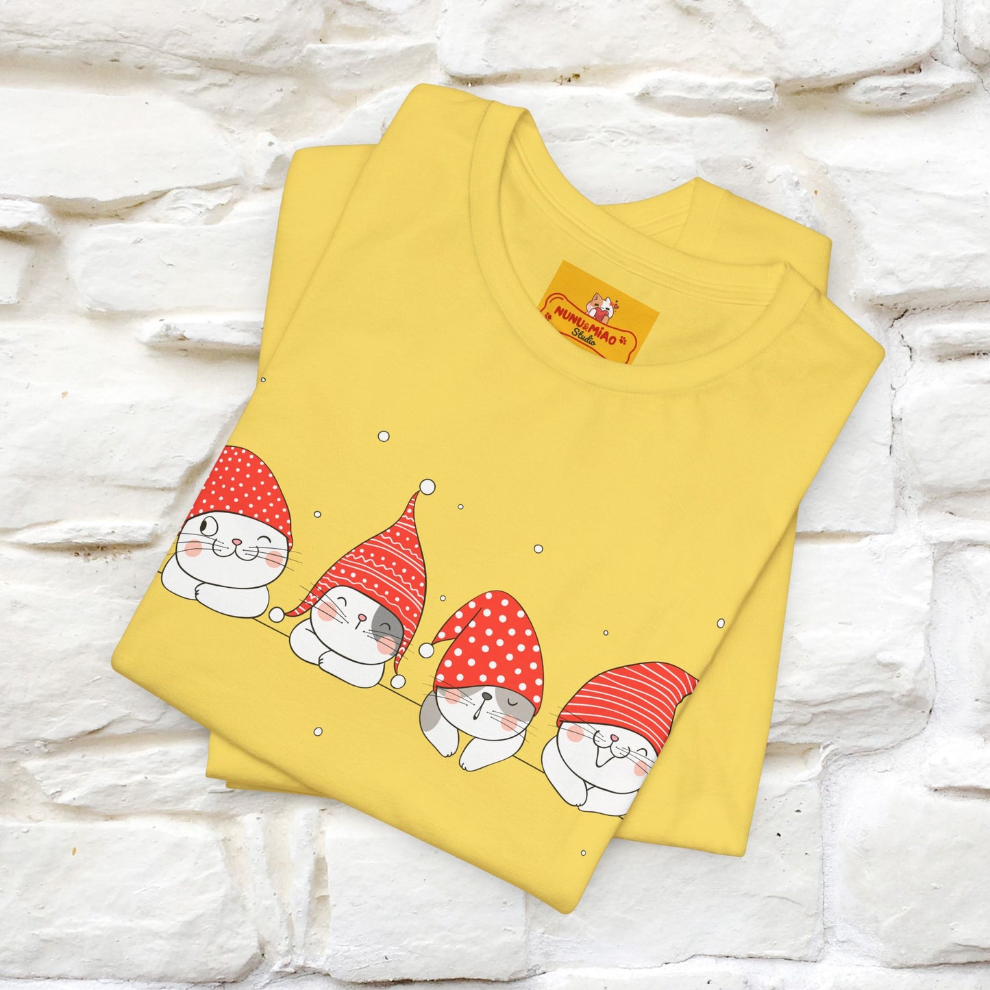 ''Christmas Cute'' |Cats T-shirt | Nunu&Miao Studio - Nunu&Miao Studio