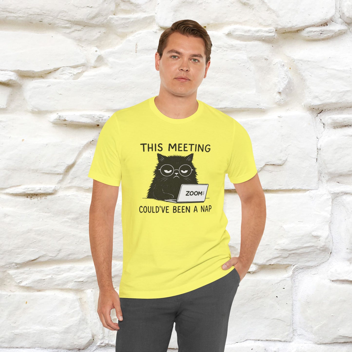 "This Meeting Could've Been a Nap" | Sarcastic Cat T-Shirt | Nunu&Miao Studio - Nunu&Miao Studio