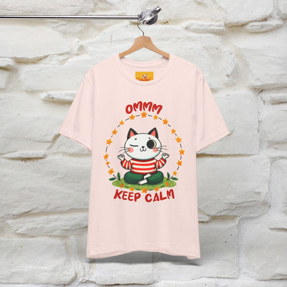 ''Ommm, Keep Calm'' Cat T-Shirt | Nunu&Miao Studio - Nunu&Miao Studio