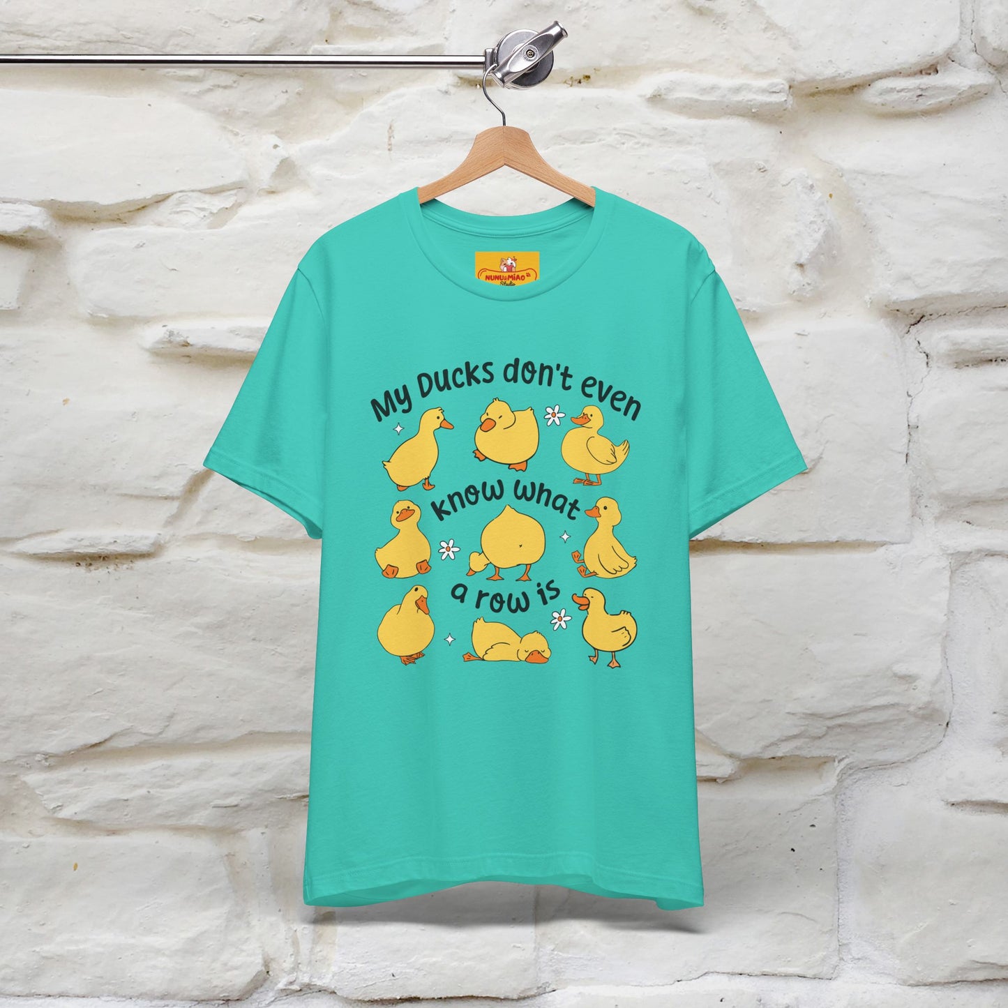 "My Duck Don't Even Know What A Row Is" Funny T-shirt |Nunu&Miao Studio - Nunu&Miao Studio