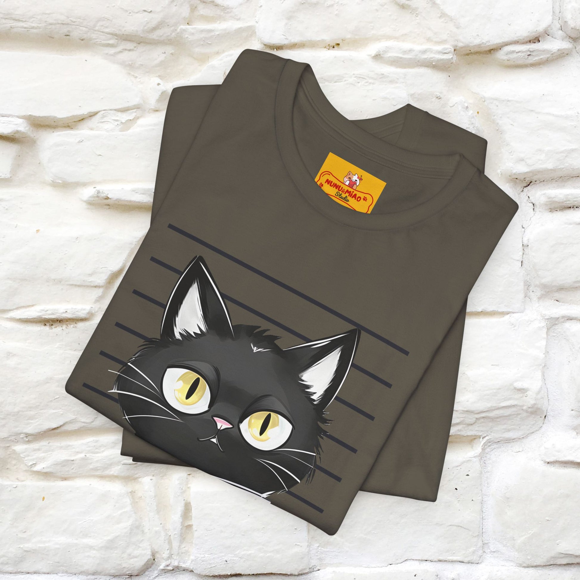 "Bad Cattitude" T-Shirt for Men & Women | 100% Cotton* - Nunu&Miao Studio