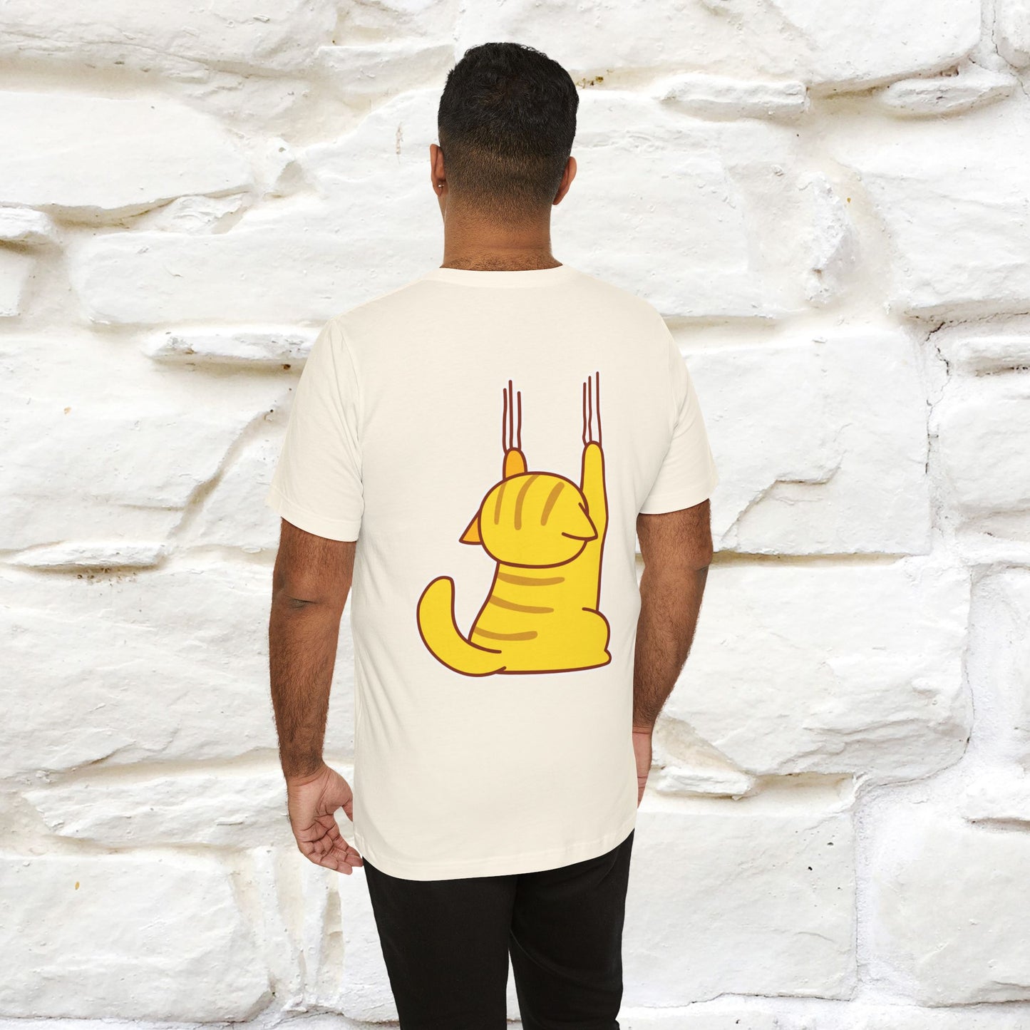 "It's Meawday" Cat T-shirt | Front & Back Design | Nunu&Miao Studio - Nunu&Miao Studio