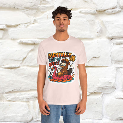 ''Mentally Out Of Office''|  Sarcastic Cat T-Shirt | Nunu&Miao Studio