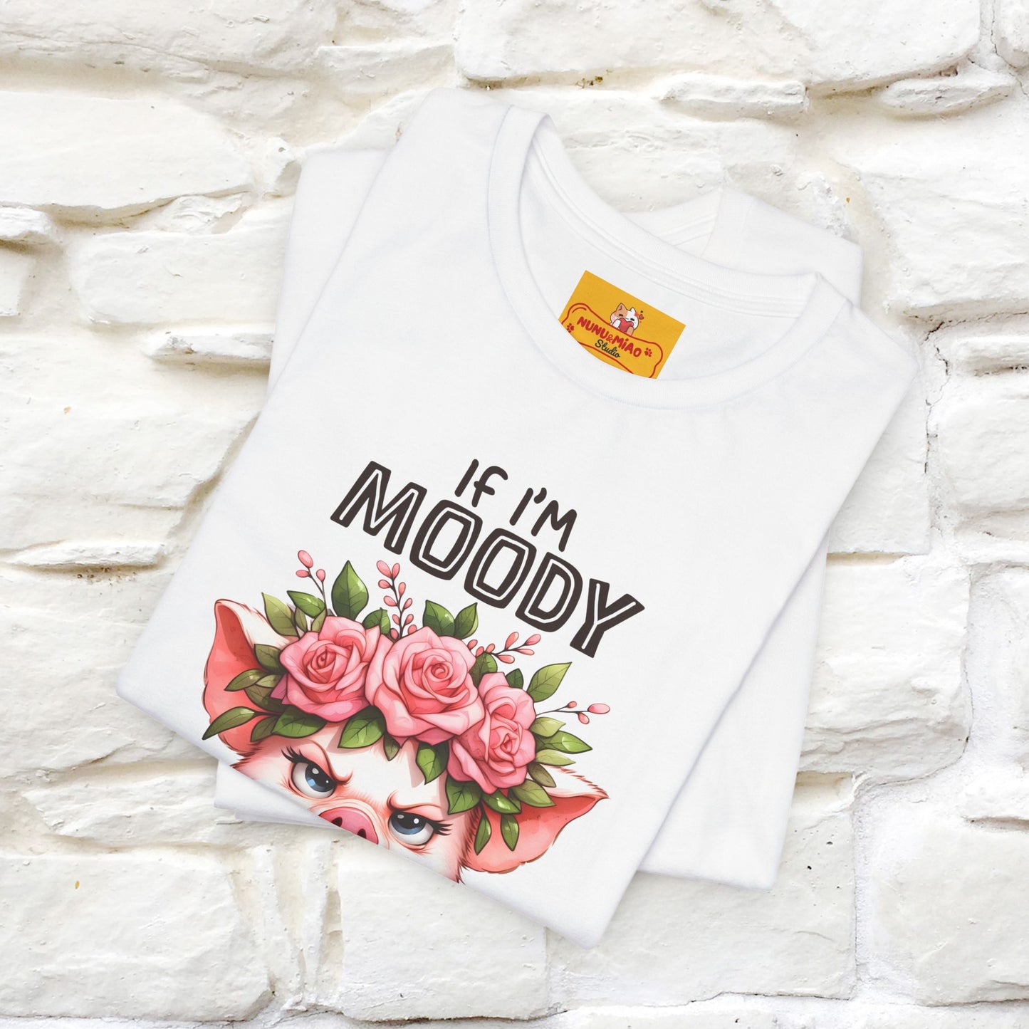 ''If I'm Moody Give Me Foody''| Funny T-Shirt | Nunu&Miao Studio