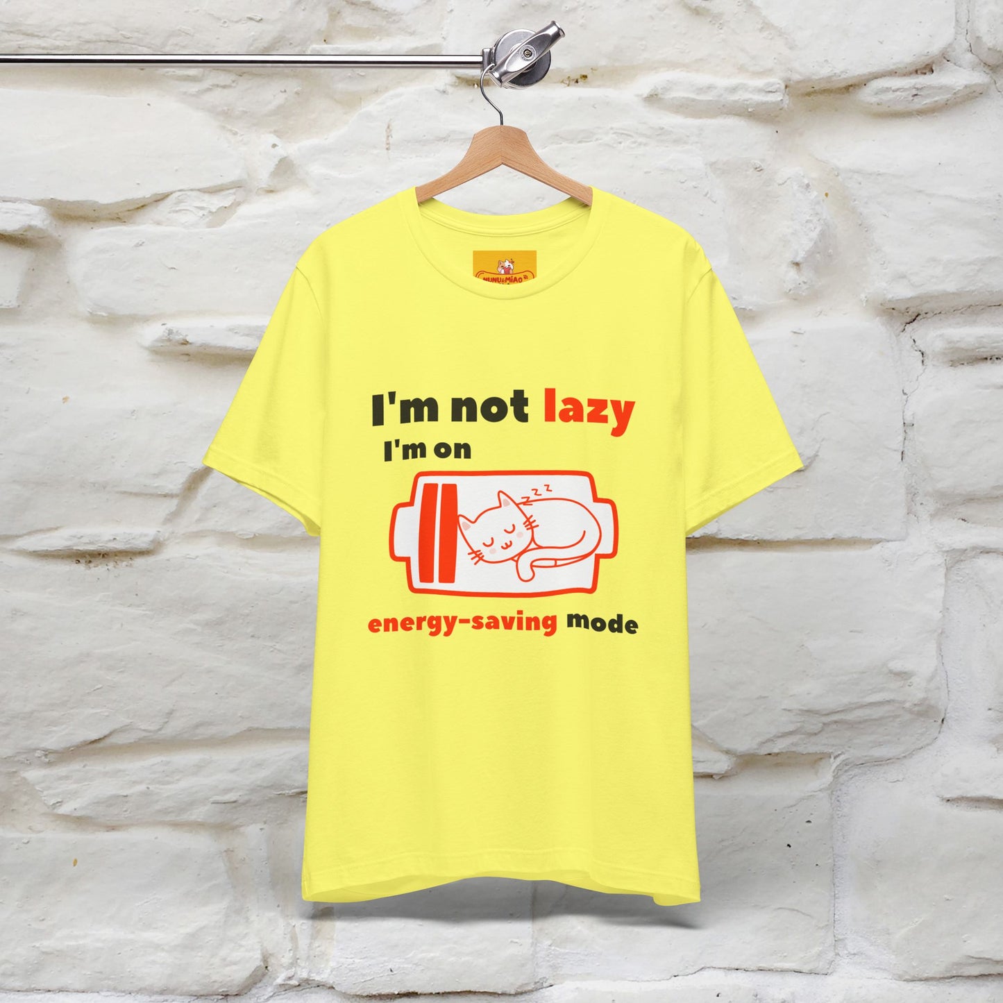 ''I am Not Lazy...'' Cat T-Shirt | Nunu&Miao Studio - Nunu&Miao Studio