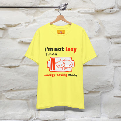 ''I am Not Lazy...'' Cat T-Shirt | Nunu&Miao Studio - Nunu&Miao Studio