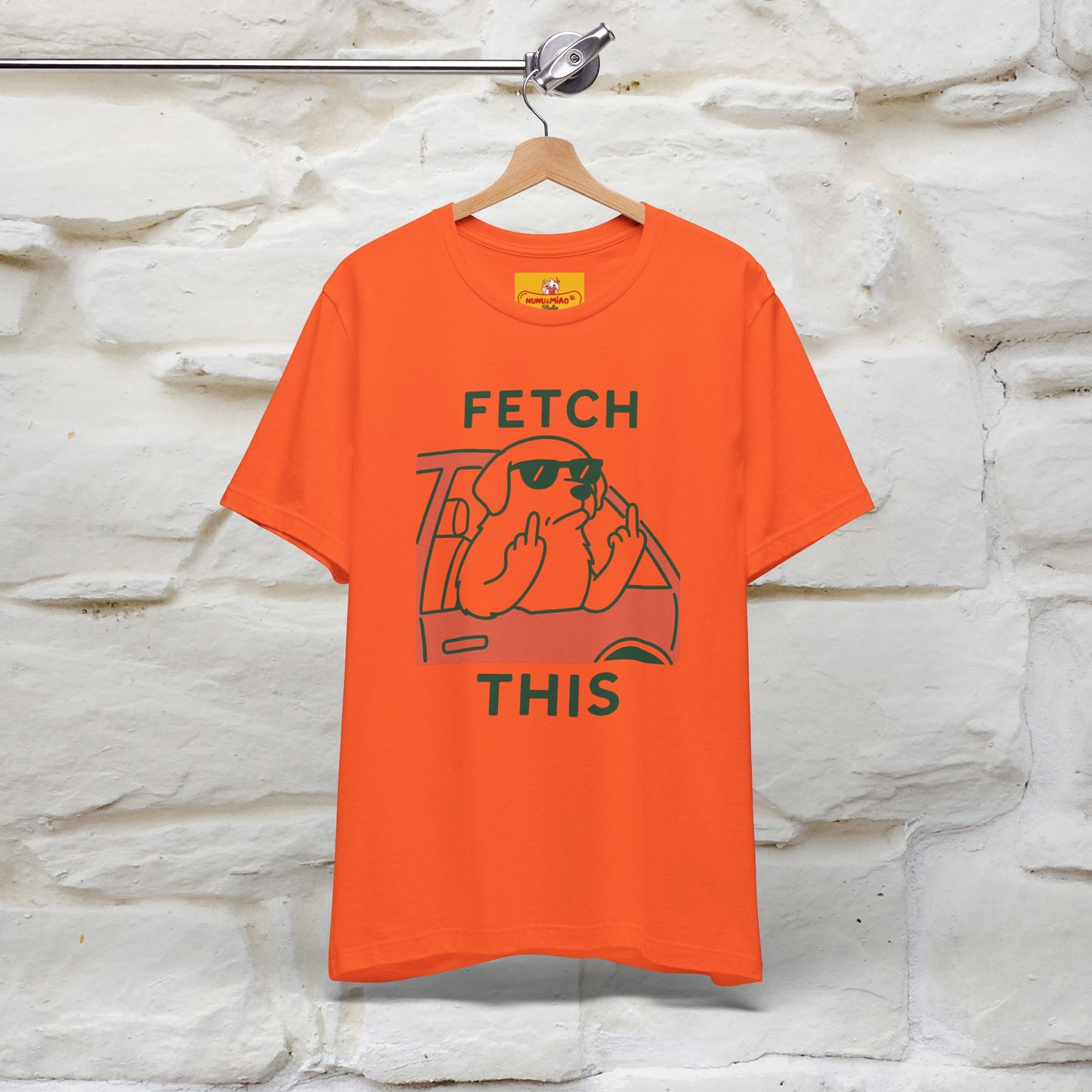 "Fetch This" Funny Dog T-shirt |Nunu&Miao Studio - Nunu&Miao Studio