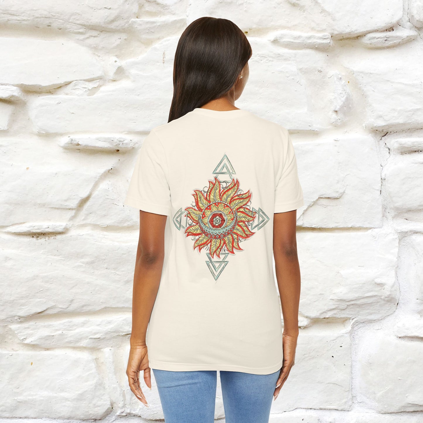 "The Third Eye'' Cat T-Shirt Front and Back Design | Nunu&Miao Studio - Nunu&Miao Studio
